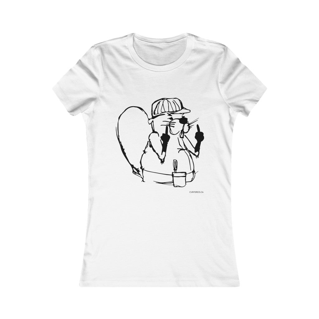 Womens T-Shirt - Beaver Fingers