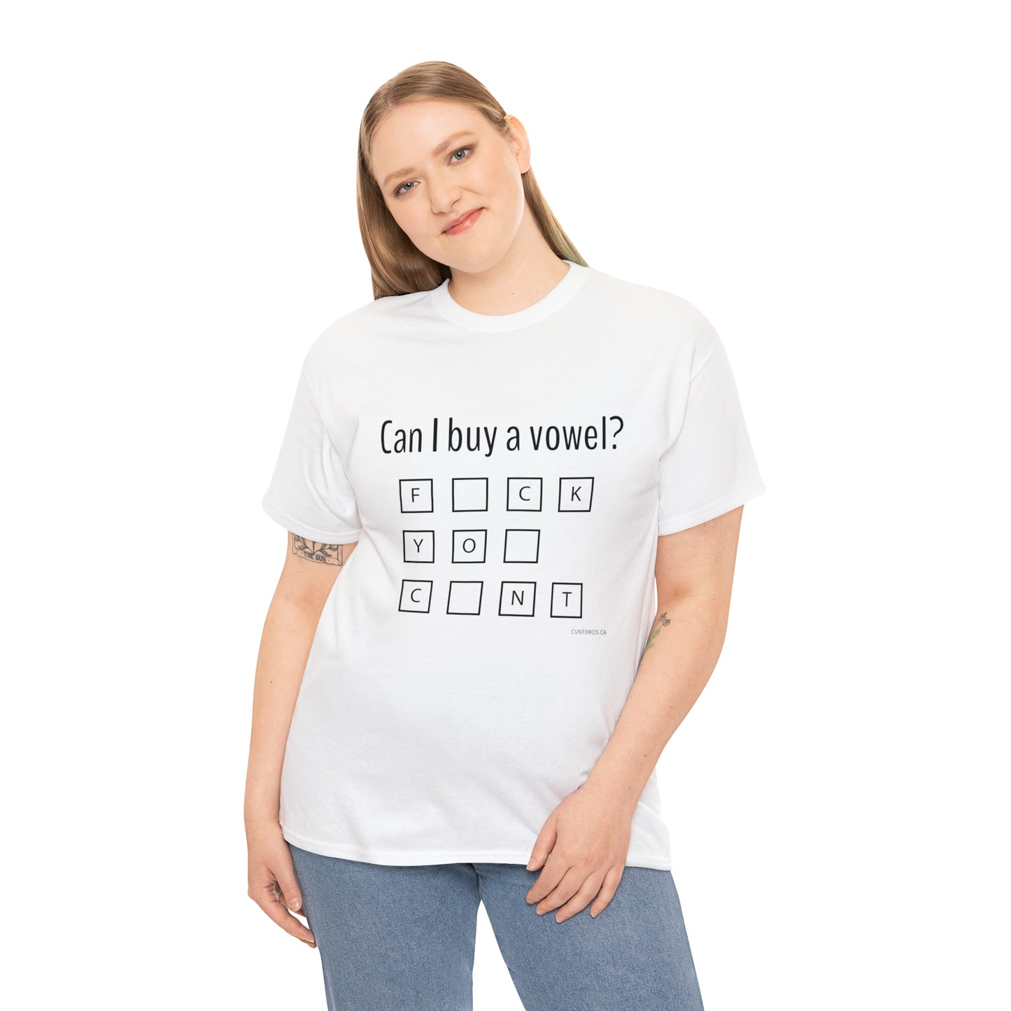Mens T-Shirt - Can I buy a vowel?