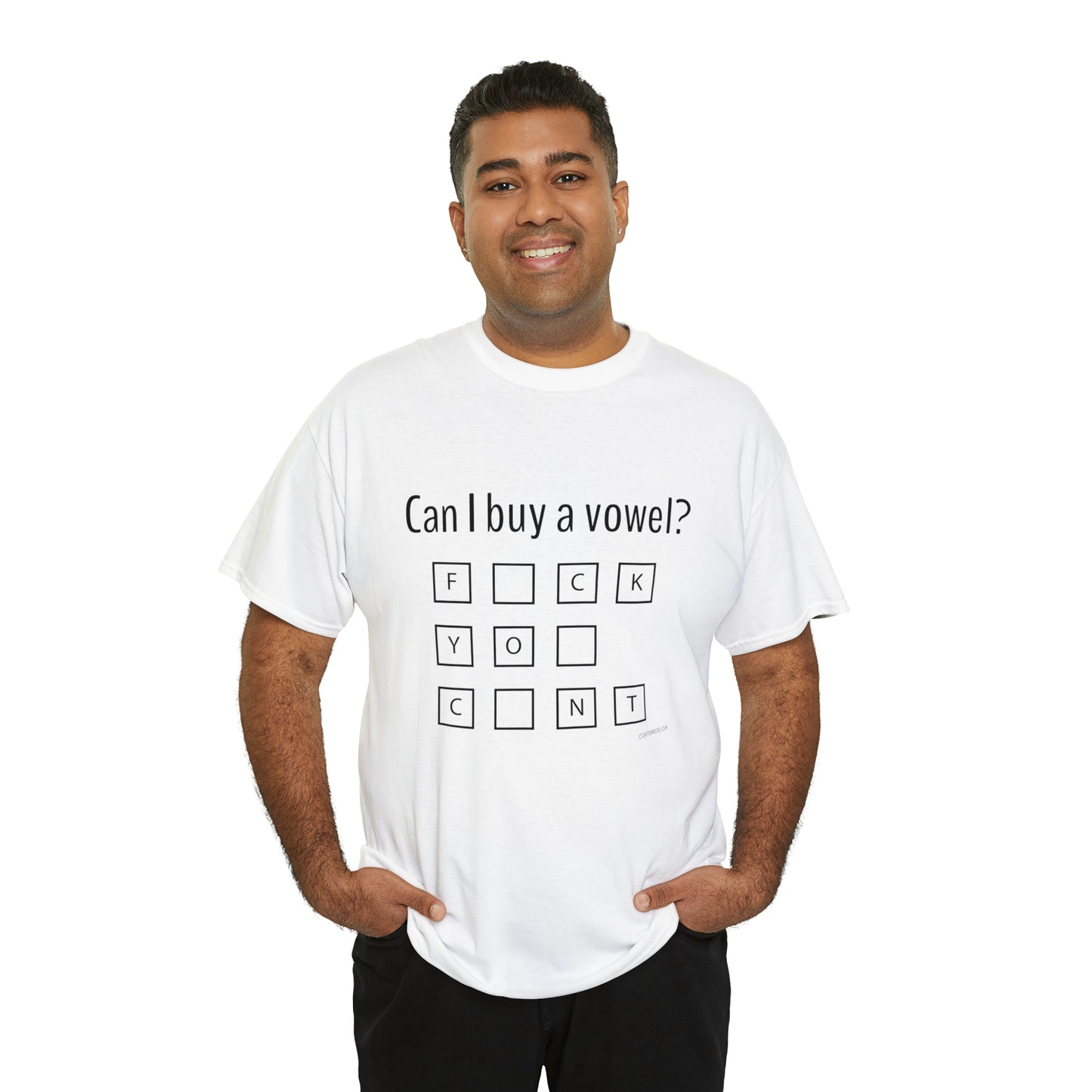 Mens T-Shirt - Can I buy a vowel?