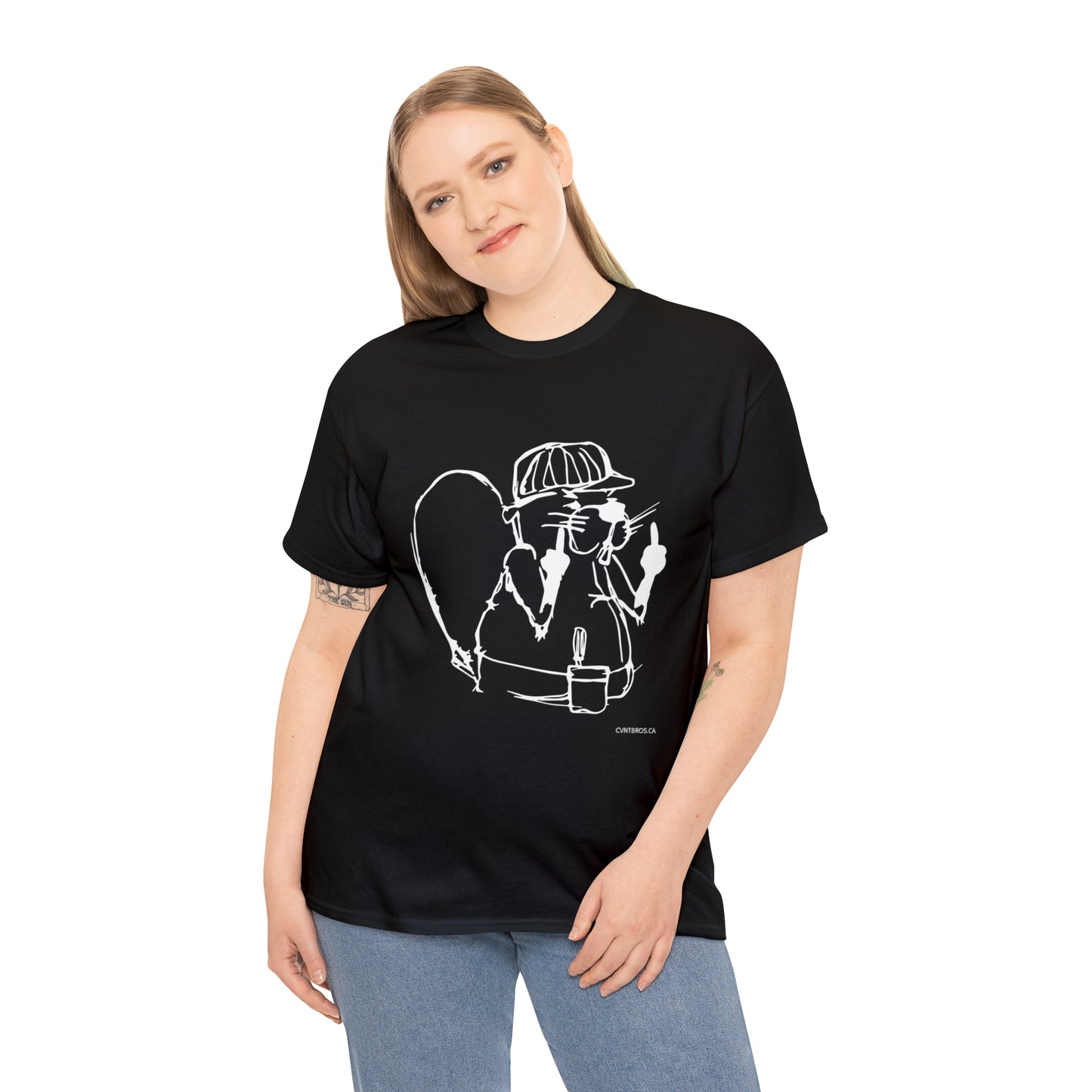 Mens T-Shirt - Beaver Fingers