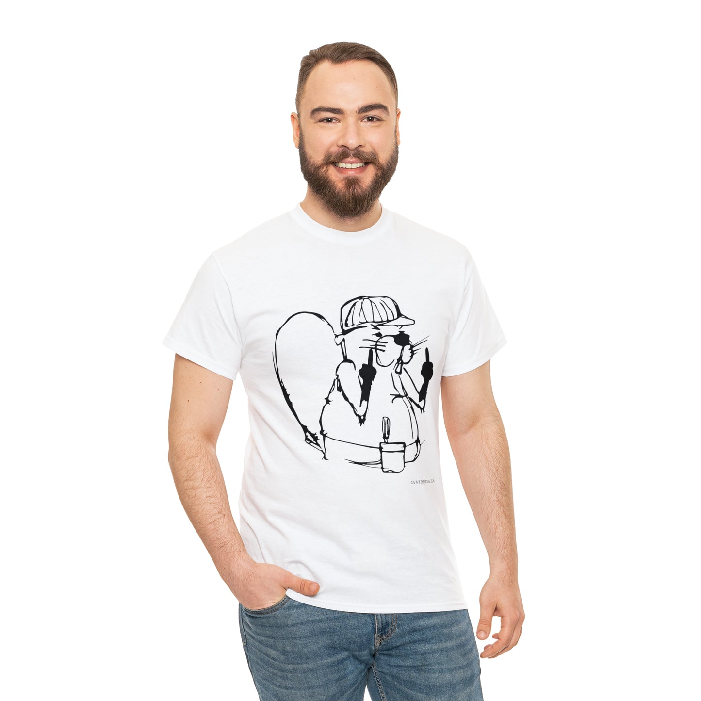 Mens T-Shirt - Beaver Fingers