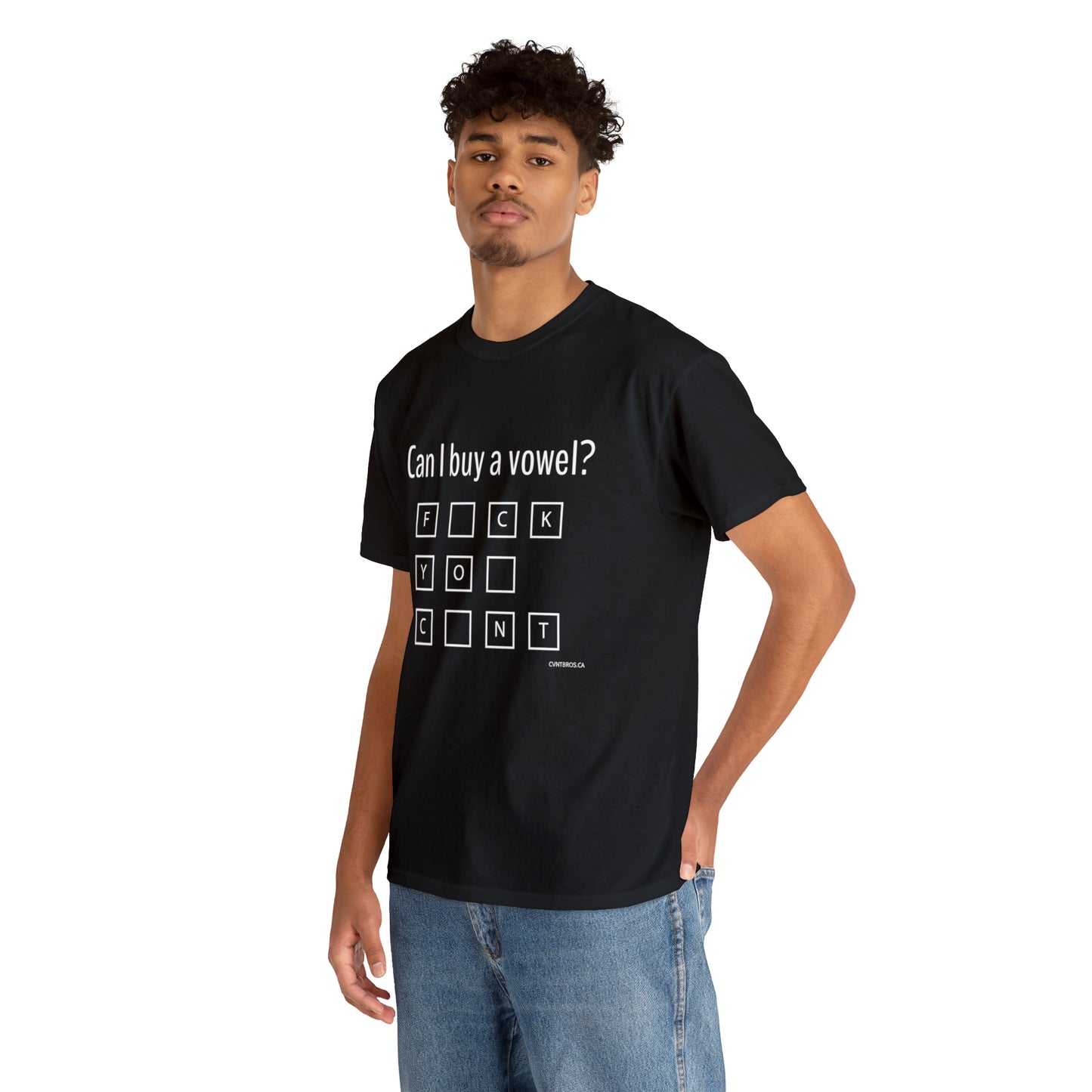 Mens T-Shirt - Can I buy a vowel?