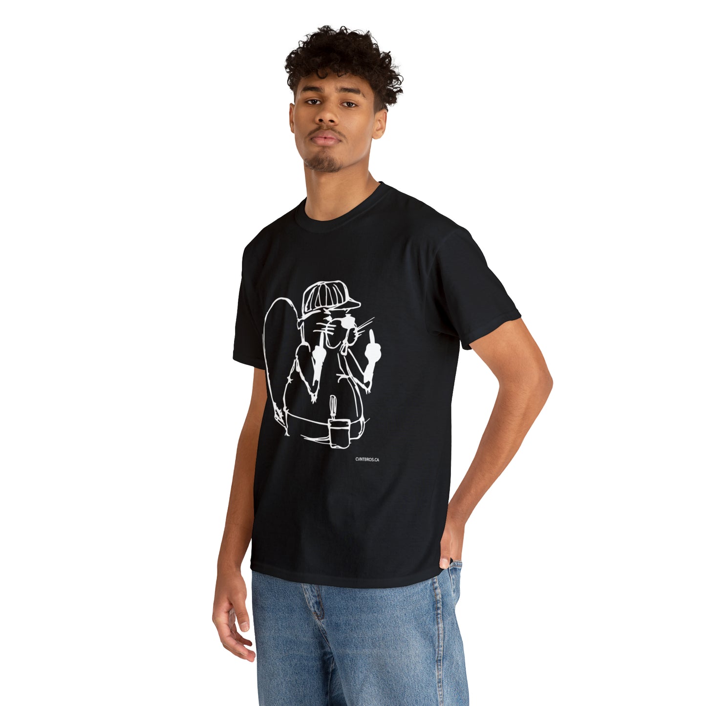Mens T-Shirt - Beaver Fingers