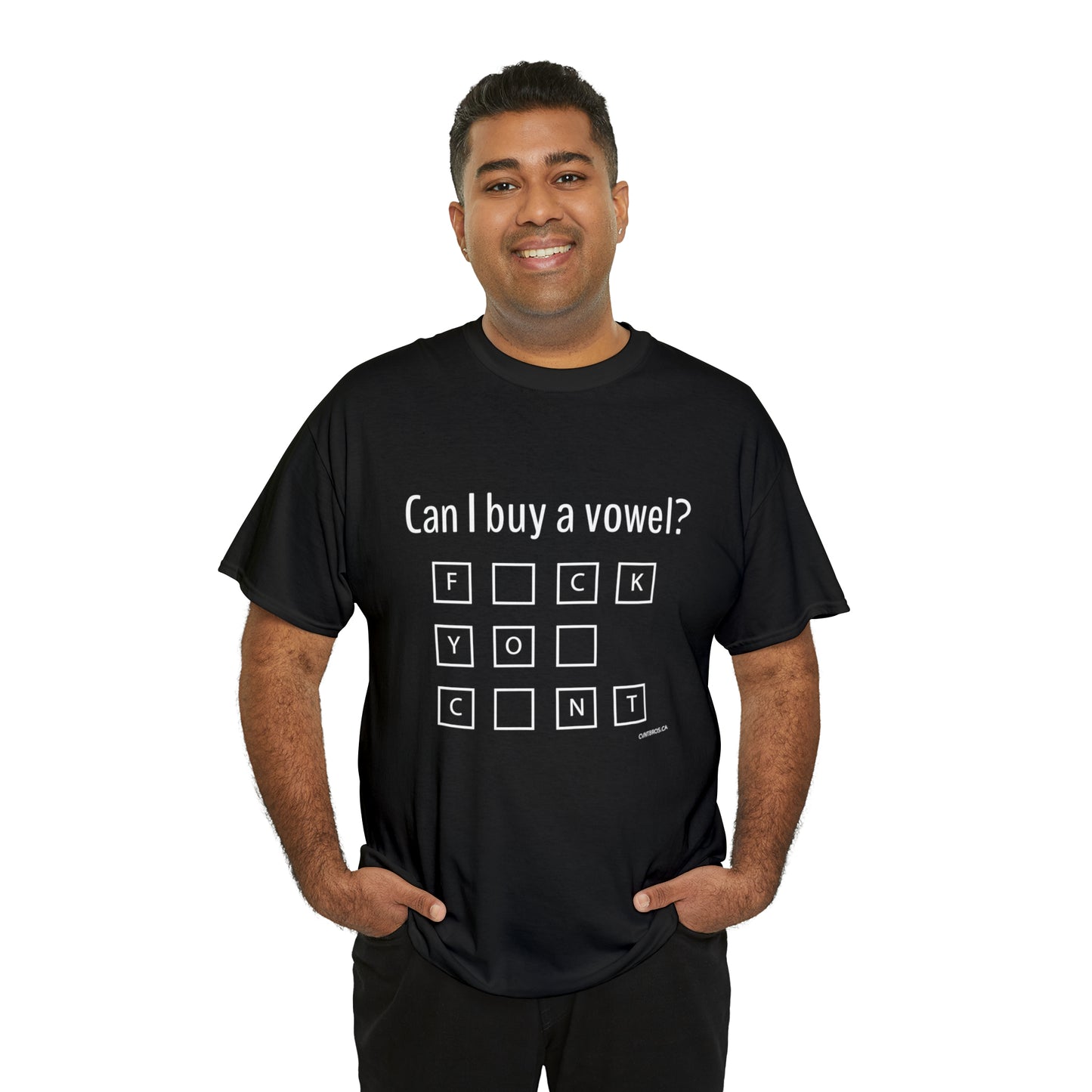 Mens T-Shirt - Can I buy a vowel?