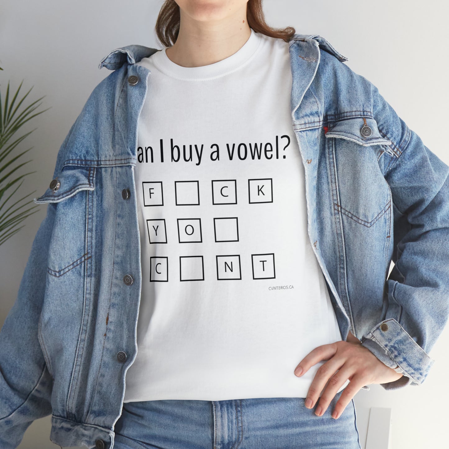 Mens T-Shirt - Can I buy a vowel?