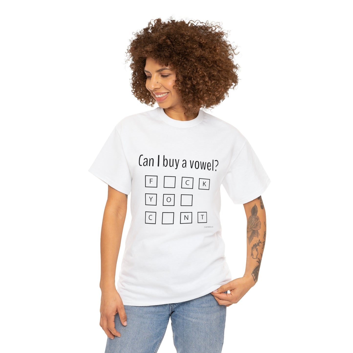 Mens T-Shirt - Can I buy a vowel?