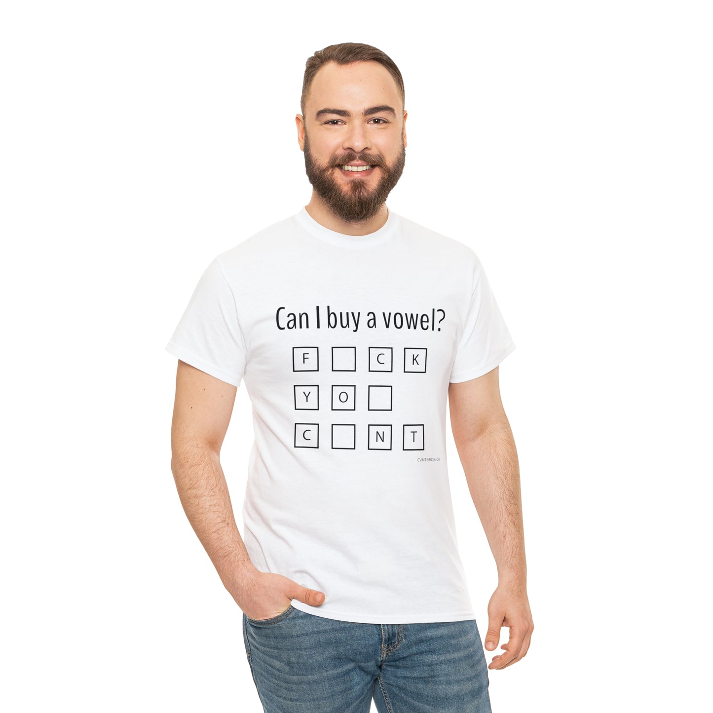 Mens T-Shirt - Can I buy a vowel?