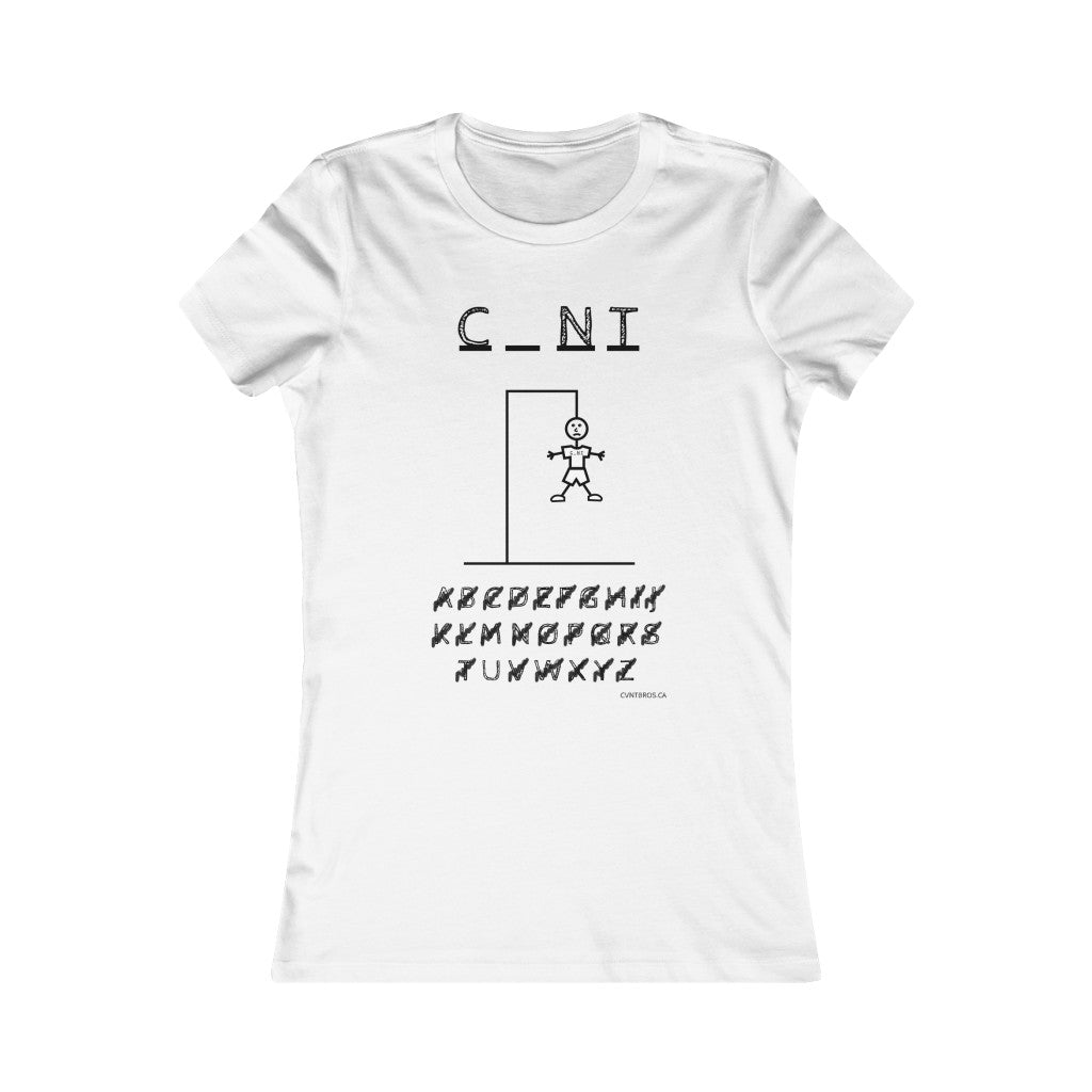 Womens T-Shirt - Hangman