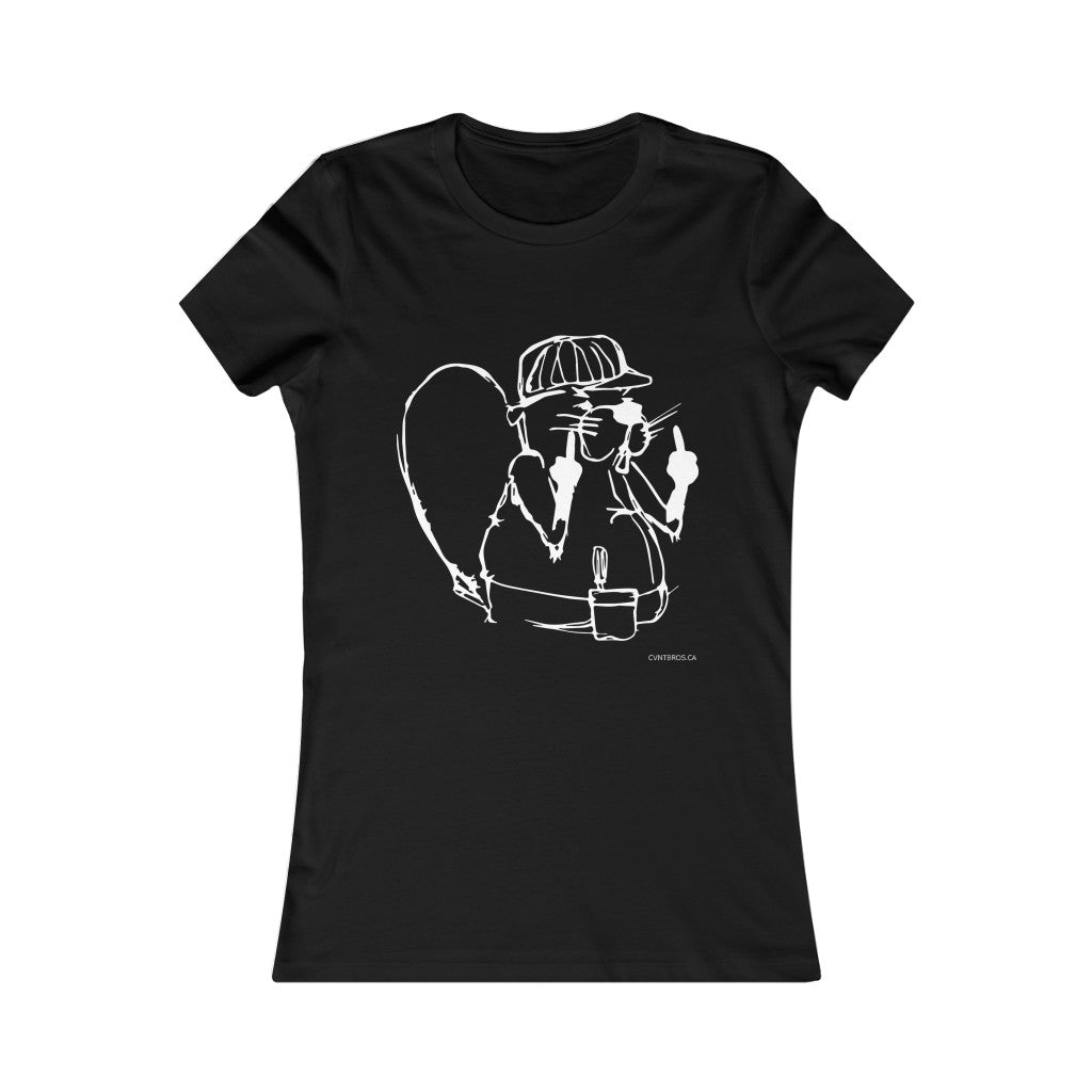 Womens T-Shirt - Beaver Fingers